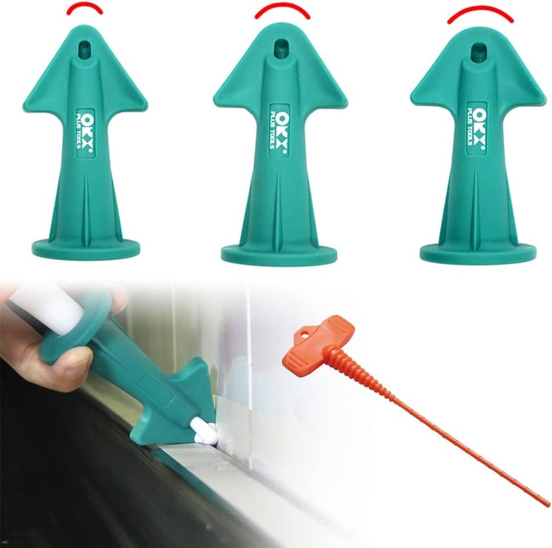ORX PLUS TOOLS ORXPLUS Tools Caulking Gun Nozzle Adapter, Reusable Applicator, Silicone Caulking Tools(6.5R, 10R, 13R) w/Caulk Saver - Image 1