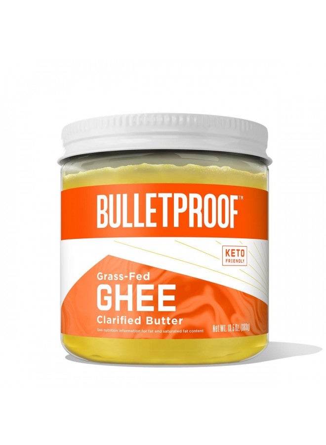 Bulletproof Grass Fed Ghee, 13.5 Oz, Bulletproof 100% Grass Fed, Pasture Raised Clarified Butter Fat, Keto, Paleo, Lactose Free, Casein Free, Non-Gmo  - Image 1