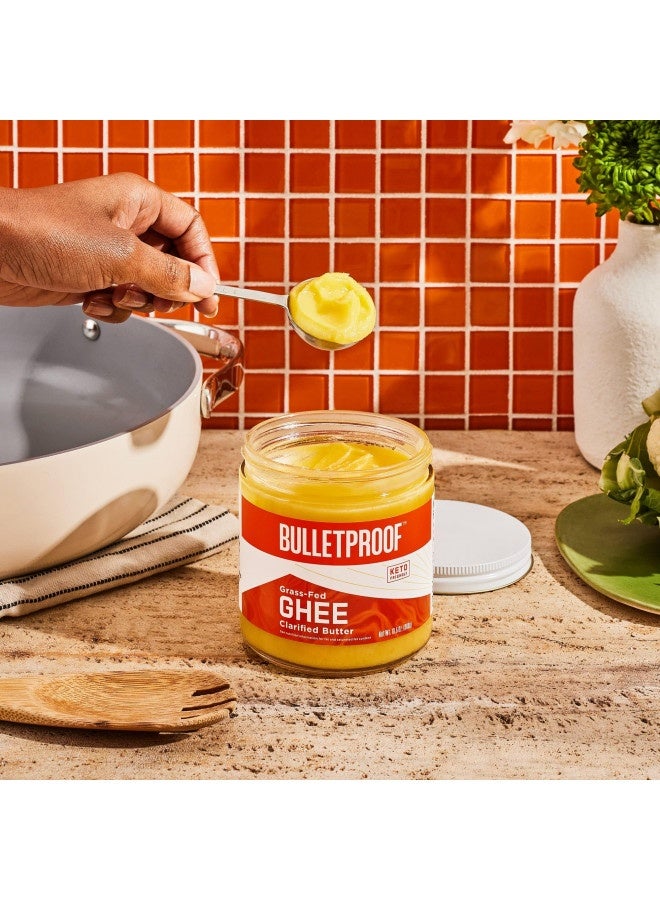 Bulletproof Grass Fed Ghee, 13.5 Oz, Bulletproof 100% Grass Fed, Pasture Raised Clarified Butter Fat, Keto, Paleo, Lactose Free, Casein Free, Non-Gmo  - Image 2
