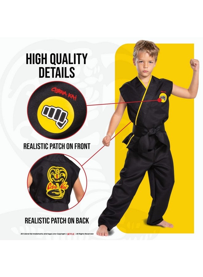 Disguise زي تنكر كوبا كاي للأطفال، زي كوبا كاي الرسمي للأطفال مع حزام أسود، حجم الطفل كبير (10-12) - Image 4