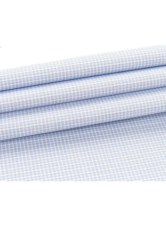 Firs Men'S Long Sleeve Non-Iron Cotton Striped Shirt Spring And Autumn Business Formal Wear All Cotton Grey Small Check 43 - Image 3