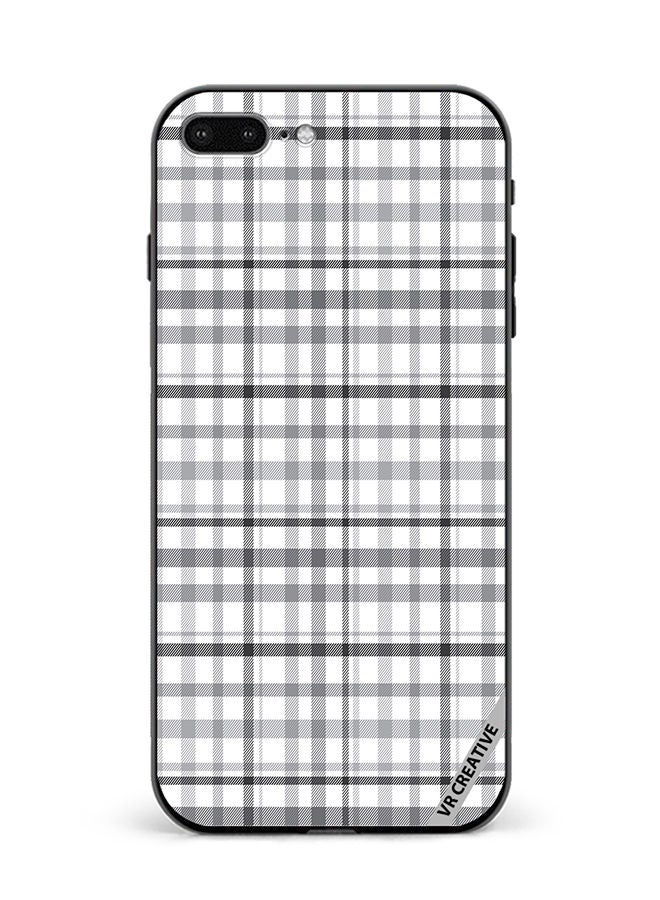 VR CREATIVE Protective Case Cover For Apple iPhone 7 Plus/8 Plus Checks Design Multicolour - Image 1