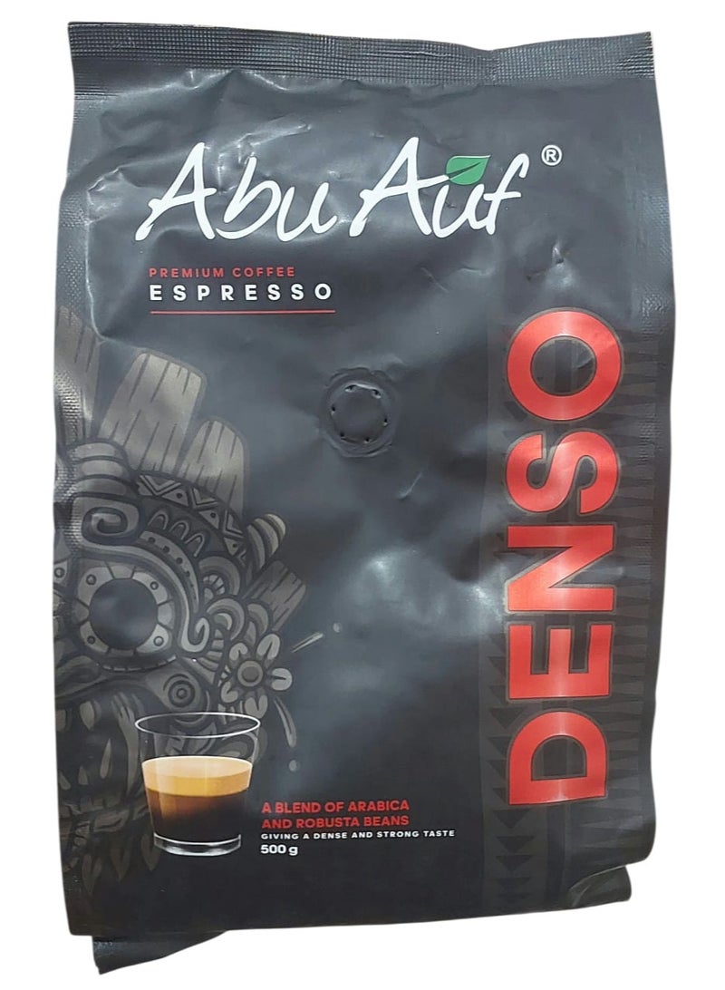 Abo Auf Denso Coffee Espresso 500 g (Whole Bean)