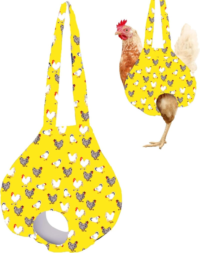 DZXZY Chicken Holder Bag Hen Sling Carry Bag Chicken Carrier with Handle Chicken Supplies Chicken Medic Bag Catching Hand Bag (Yellow) - Image 1
