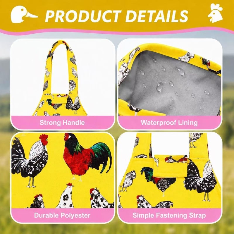 DZXZY Chicken Holder Bag Hen Sling Carry Bag Chicken Carrier with Handle Chicken Supplies Chicken Medic Bag Catching Hand Bag (Yellow) - Image 5