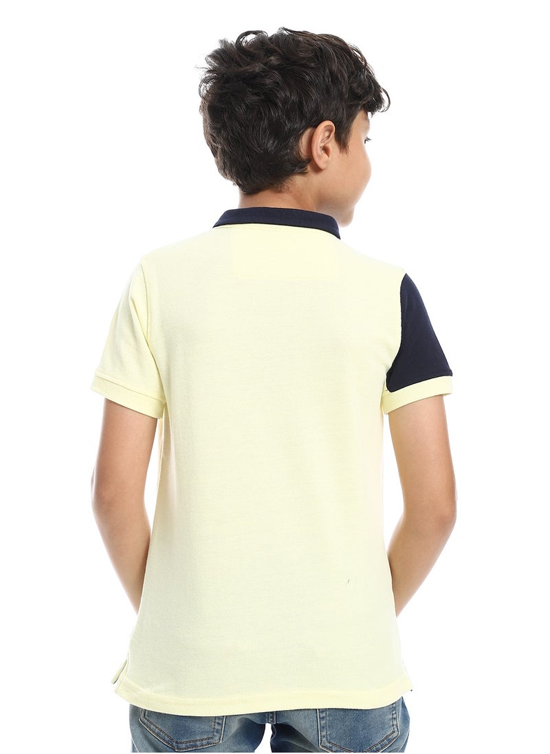 Caesar - Boys Collared Neck Polo Shirt - Image 1