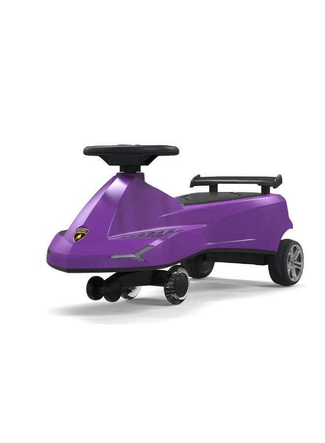 Lamborghini Swing Car Ride-on (Purple) - Image 1
