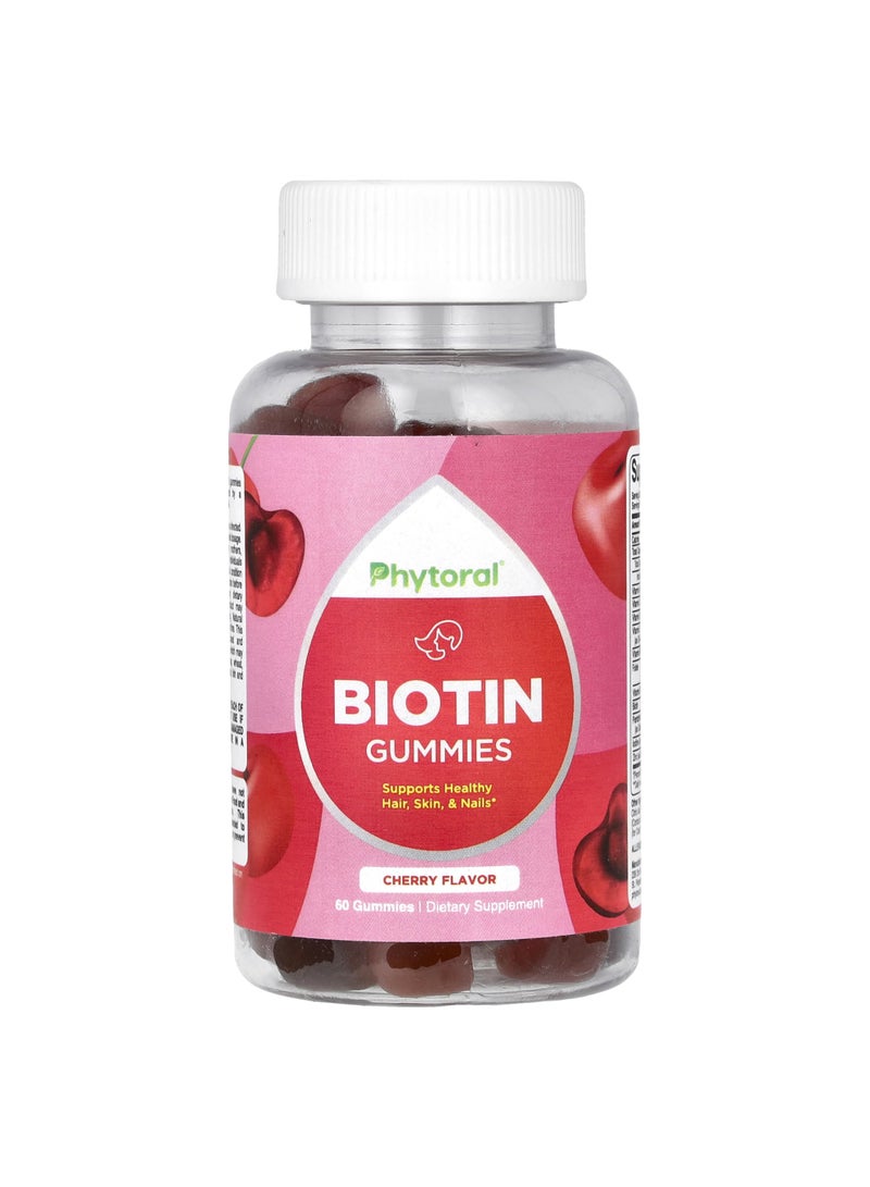 Biotin Gummies, Cherry , 60 Gummies