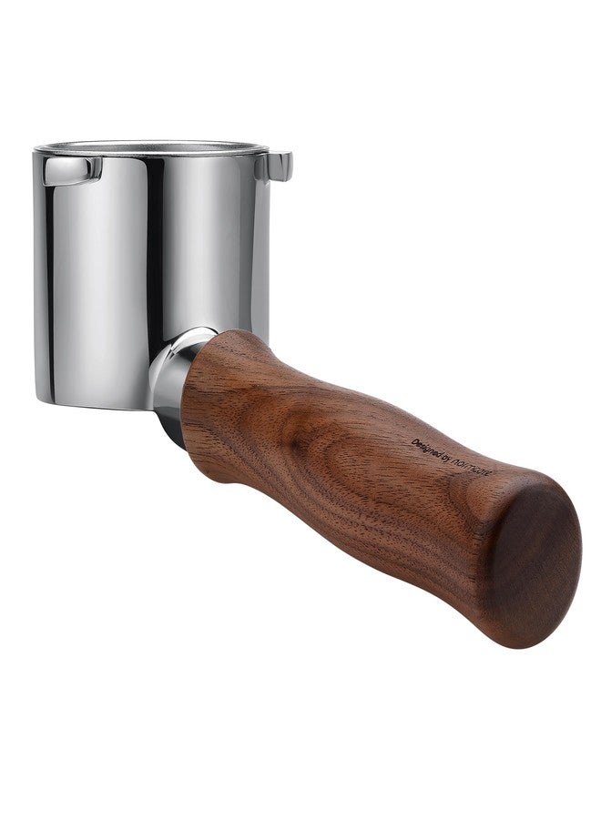 Normcore 51mm Bottomless Portafilter for DeLonghi La Specialista EC9155/9335/9355/9665/EC9335, Genuine American Walnut Handle, 3-Ear Naked Espresso Tool with 23-25g Basket - Image 2