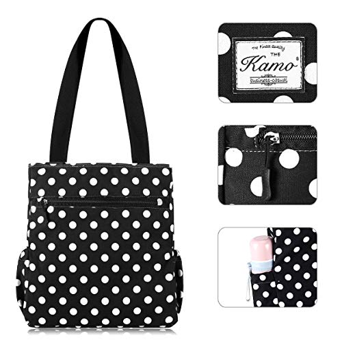 KAMO Floral Tote Bag - Shoulder Bag Stylish Shopping Casual Bag Foldaway Travel Bag Handbags for Women - Image 4