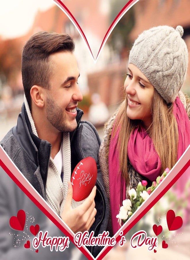 زانماي، 12 قطعة من كرات تخفيف التوتر لعيد الحب، هدايا حفلات كرة القدم لعيد الحب، كرات صغيرة من الفوم المضغوط، هدية للفصول الدراسية لكرة القدم، كرات تخفيف التوتر لعيد الحب للأطفال والنساء في المدارس، 8.75 × 5.75 سم - Image 3