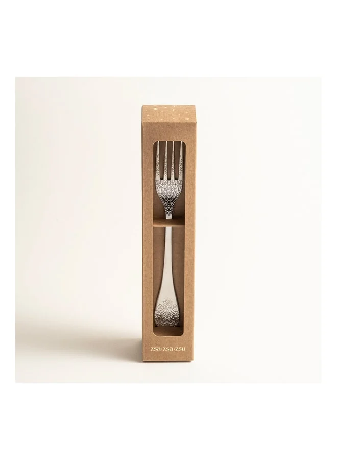 Dume Steel Dinner Fork 3x23x0.3 cm Matte Silver.