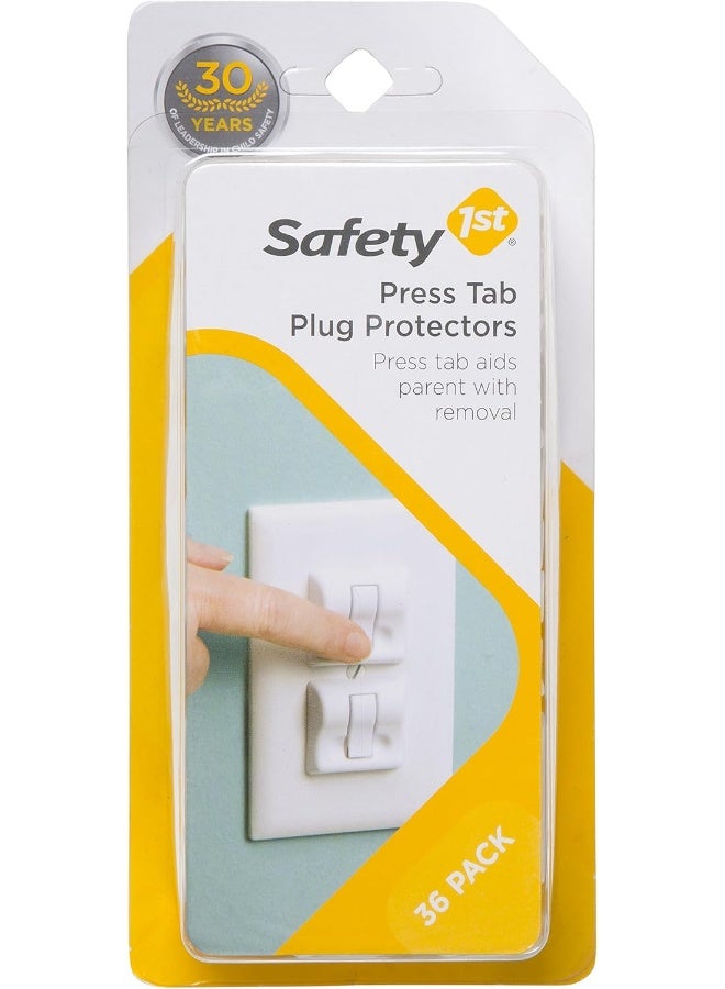 Safety 1st Press Tab Plug Protectors 36 Count - Image 1
