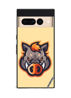 Protective Case Cover For Google Pixel 7 Pro Wild Boar Design Multicolour