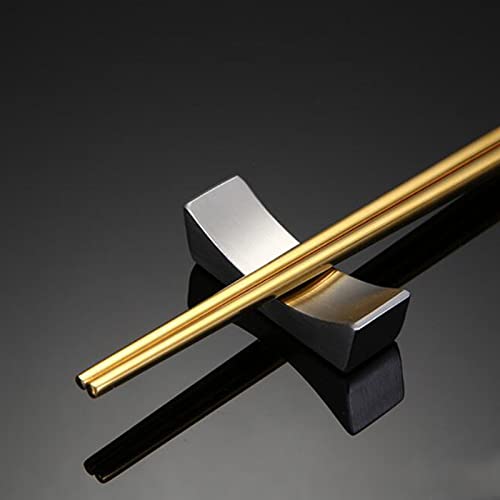Zelerdo 16 Pieces 304 Stainless Steel Chopstick Holders Chopstick Rest (16, Silver) - Image 4
