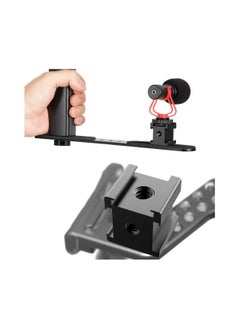 Excefore Camera Cold Shoe Mount Adapter, Aluminium Alloy Triple Hot Shoe Extension Bracket Holder for GoPro DSLR Cameras Flash Light, Monitor, Microphone  - Image 4