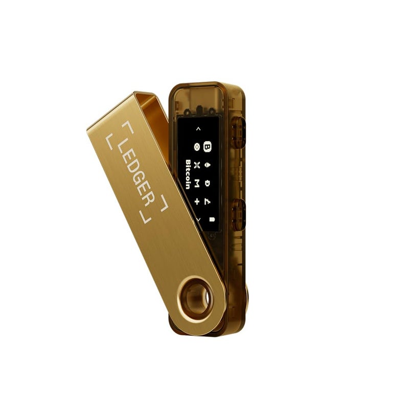 Ledger Nano S Plus (Gold): The Perfect Entry-Level Hardware Wallet to securely Manage All Your Crypto and NFTs - Image 1