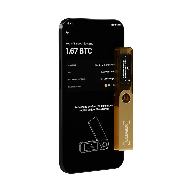 Ledger Nano S Plus (Gold): The Perfect Entry-Level Hardware Wallet to securely Manage All Your Crypto and NFTs - Image 4