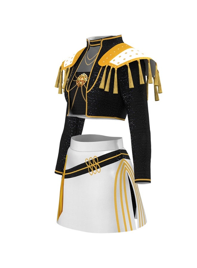 Magical K-POP Hunter Girl Costume Elegant Gothic Lolita Dress for Girls Halloween School Festival Cosplay Party Wear - Image 3