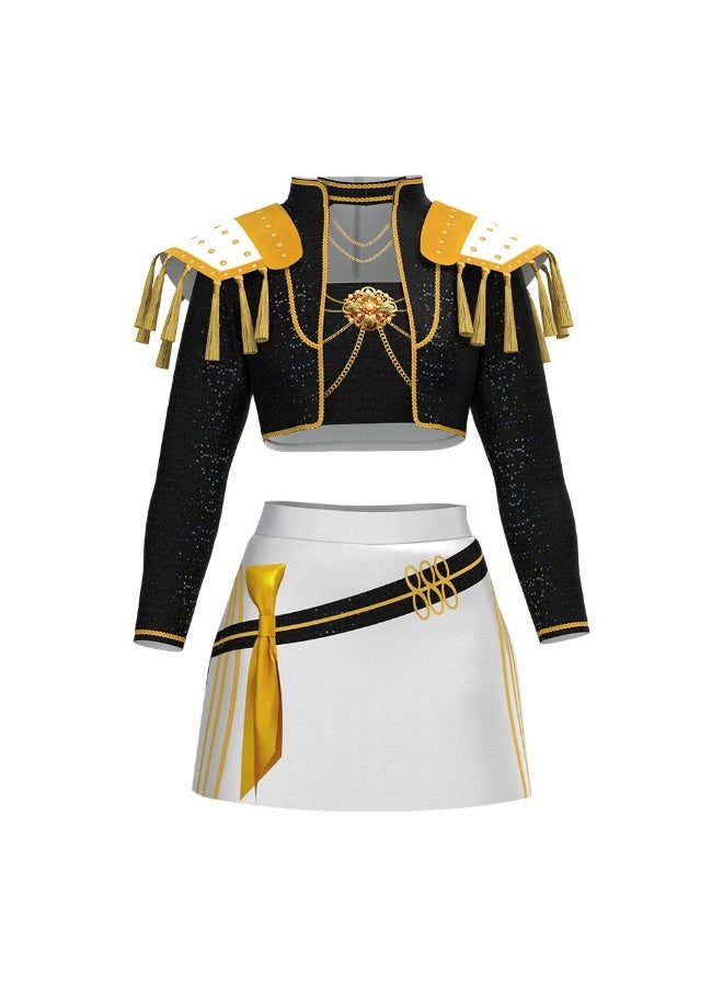 Magical K-POP Hunter Girl Costume Elegant Gothic Lolita Dress for Girls Halloween School Festival Cosplay Party Wear - Image 1