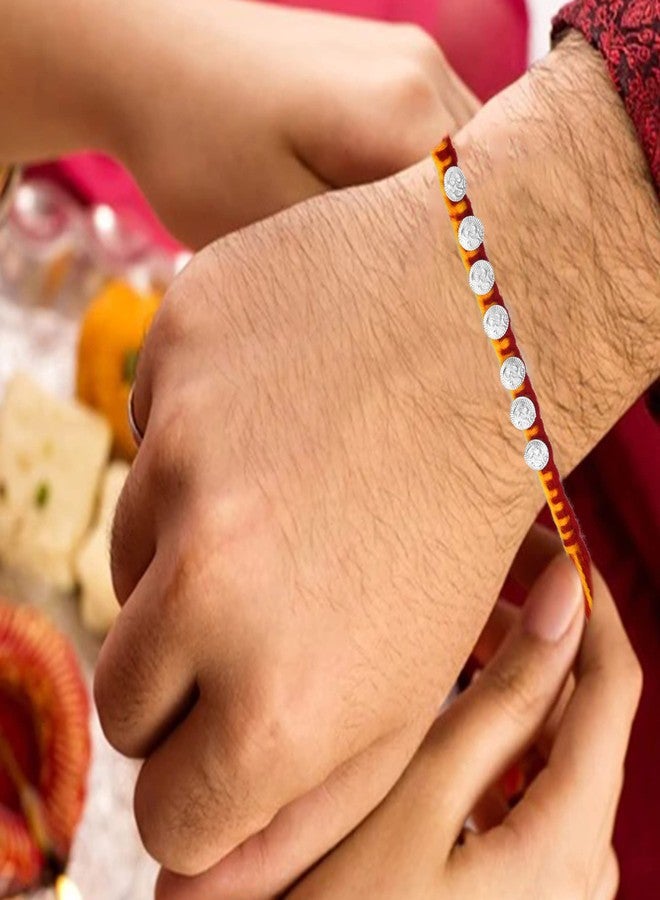 DULCI Handicrafted Designer Om Rakhee Rakhi for Brother Bhaiya Bhai for Raksha Bandhan Rakhi Thread - Image 4
