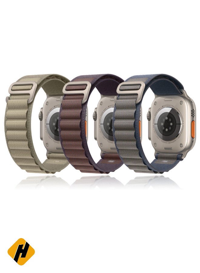 HuHa Apple Watch Band Strap For Apple Watch Ultra 2/Ultra 49mm, Series 10 46mm, 9/8/7 45mm, SE2/SE/6/5/4 44mm, 3/2/1 42mm 