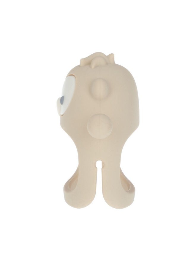 Nuby - Nuby Silicone Wrist Teething Mitten - Baby Teether Ring - 3+ Months - Provides Teething Relief for Babies and Toddlers - Brown Monkey - Image 1