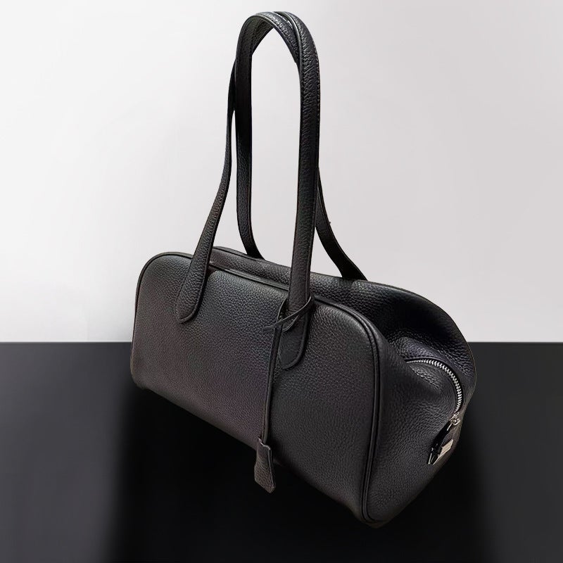 Women's Genuine Leather Crossbody Boston Bag - Image 5