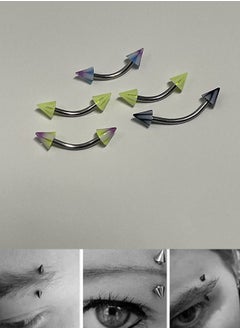 5 Pieces of body piercing accessories trendy eyebrow ring to decorate the eyebrow lips and tongue