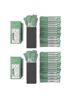 Exershield GO Travel Size Mouthwash Packets - Individual Mini Single Packets for Fresh Breath - TSA Compliant - Smart Packet Design to Reduce Travel Bottle Waste. Alcohol-Free.  - Image 1
