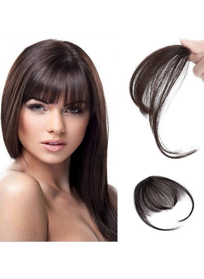MR.THINDZ Clip in Front Bangs Hair for Women, 4.7 Inch Length Fake Bangs, DIY Cut Design, Bangs Hair Extensions for Women Hairstyle (Natural Color) - Image 5