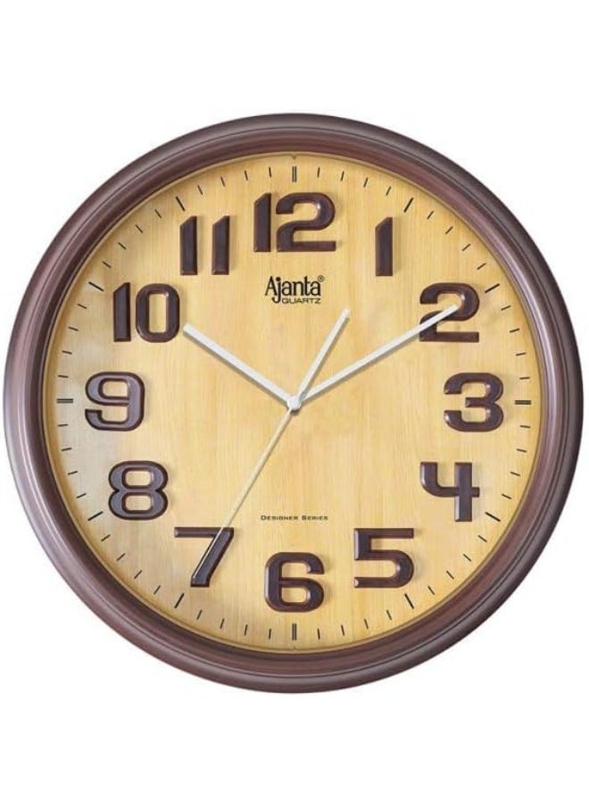 Ajanta Ajanta – Designer Clock - 1087 - Oak Wood  - Image 4