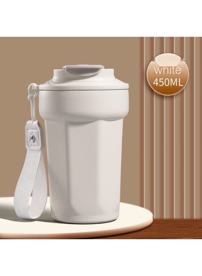 Anna 450ml Creative Portable 304 Stainless Steel Insulated Coffee Mug - Image 1