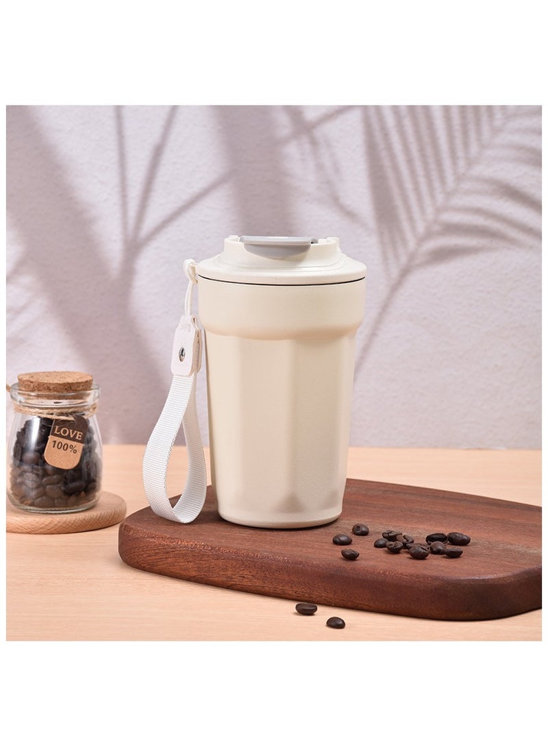 Anna 450ml Creative Portable 304 Stainless Steel Insulated Coffee Mug - Image 4