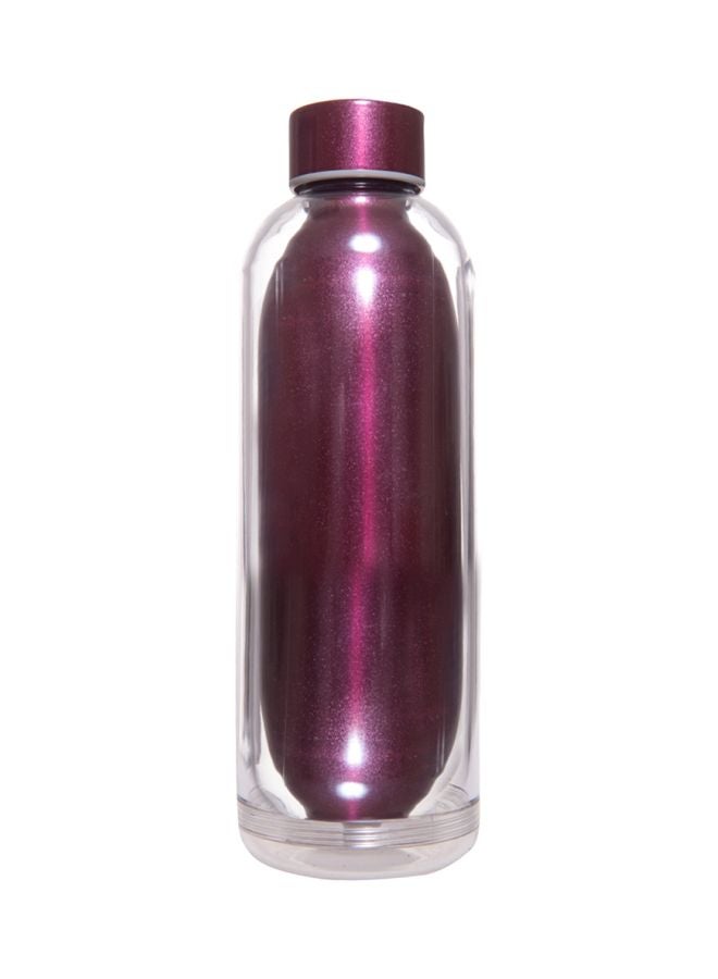 Biggdesign Cats Printed Water Bottle Clear/Pink/White 23x8x8cm - Image 3