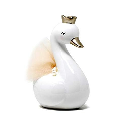 Child to Cherish Ceramic Swan Piggy Bank Hana The Swan