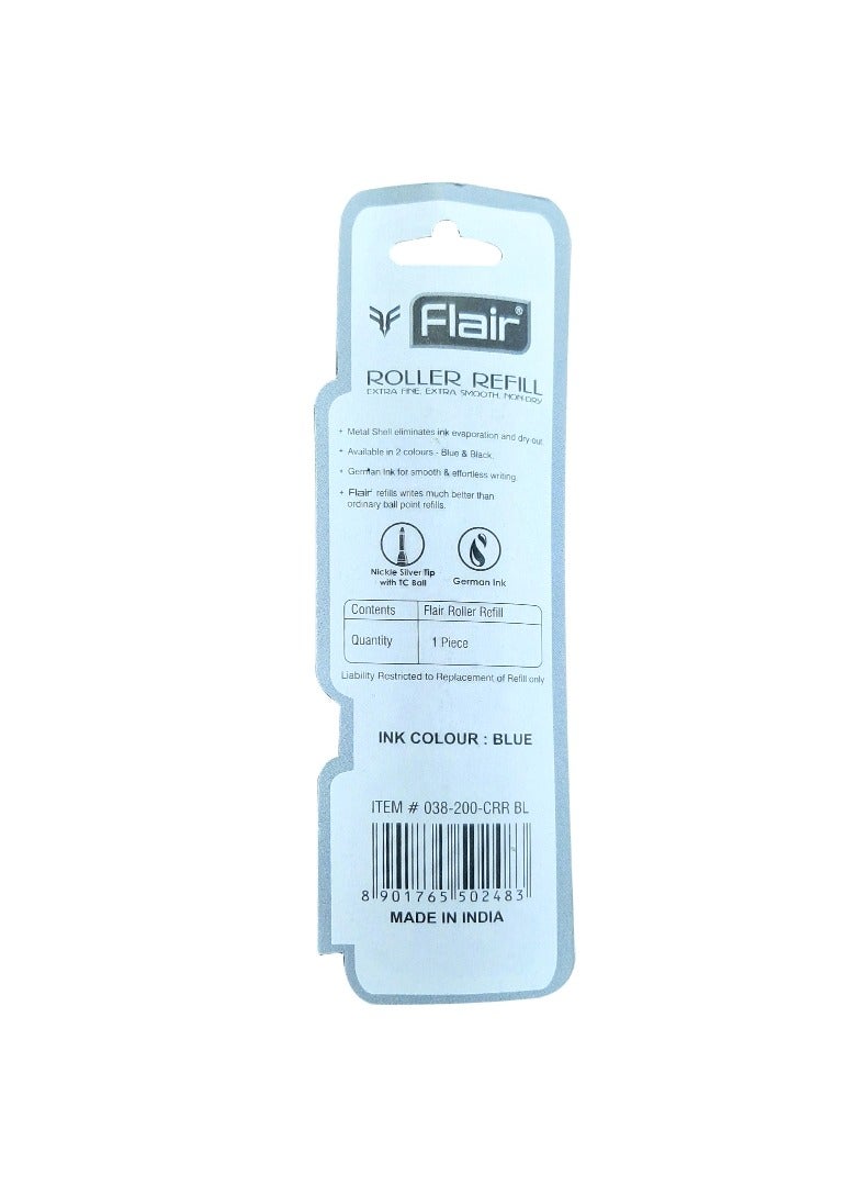 Flair Roller Refill Pack of 10 Piece, Blue - Image 3