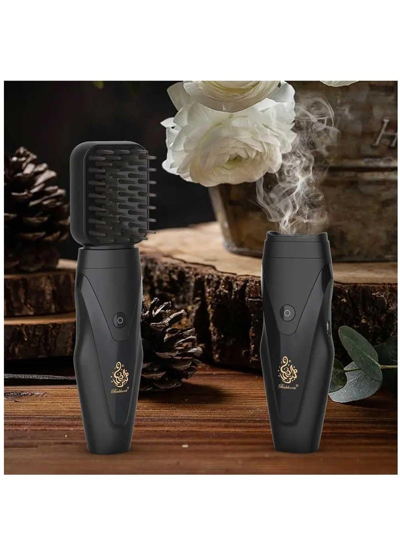 Portable New Smart 2 in 1 Rechargeable Handheld Hair Incense Burner with Comb - Image 2