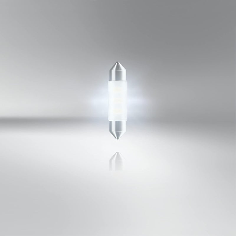 أوسرام OsRAM Ledriving® Sl, ≜ C5W (41 مم), أبيض 6000K, مصباح إشارة LED, للطرق الوعرة فقط, غير معتمد من ECE, عبوة نفطة واحدة (مصباح واحد) (عبوة من 2) - Image 3