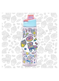 Eazy Kids Tritan Water Bottle w/ Flip Lid Gen Z Skater Blue 750ml  - Image 2