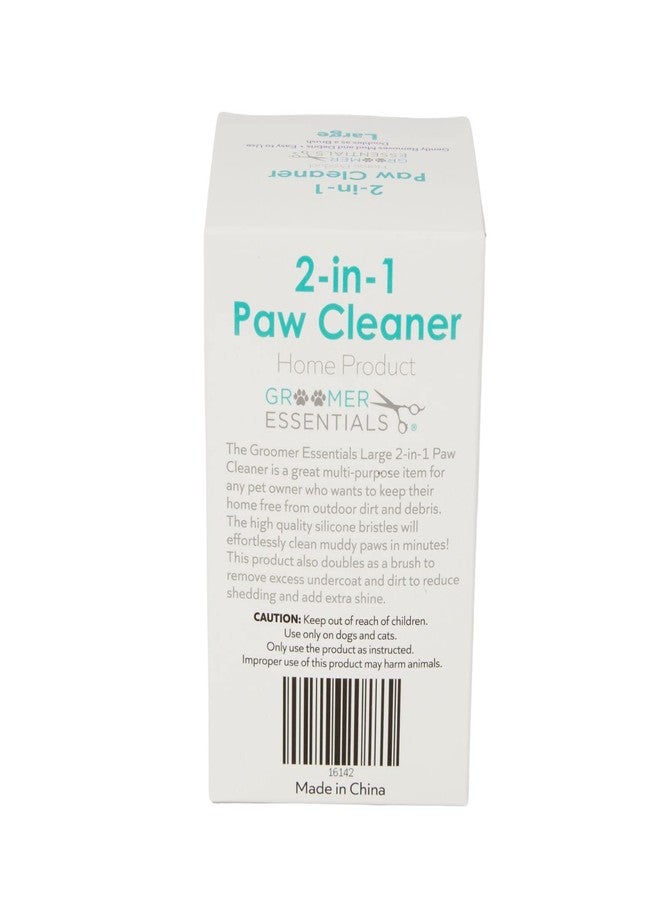 GROOMER ESSENTIALS 2-in-1 Pet Paw Cleaner - Large - Great for Large Dogs Like Toy Breeds, Daschunds, Jack Russels, Beagles, and Collies - Portable for Trips to The Park - Image 5