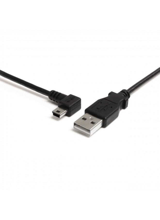 StarTech.com 3 ft. (0.9 m) Left Angle Mini USB Cable - USB 2.0 A to Left Angle Mini B - Black - Mini USB Cable (USB2HABM3LA) - pzsku/ZC21F74E2A0F76ADC5B81Z/45/_/1732280573/70eddaa1-0012-4a2a-8930-cf5d96311ec6