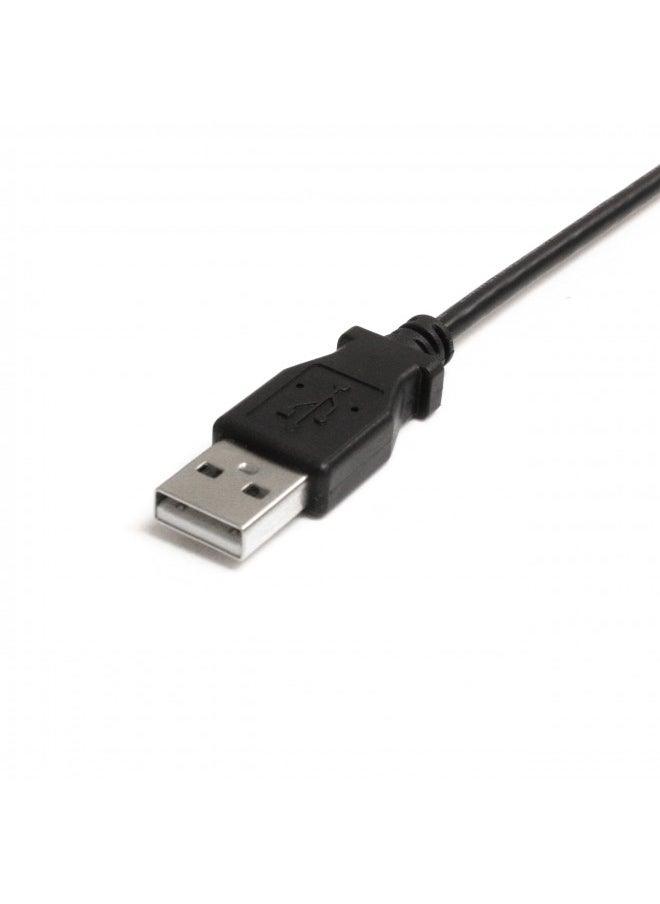 StarTech.com 3 ft. (0.9 m) Left Angle Mini USB Cable - USB 2.0 A to Left Angle Mini B - Black - Mini USB Cable (USB2HABM3LA) - pzsku/ZC21F74E2A0F76ADC5B81Z/45/_/1732280576/b5b14a71-10b9-43de-b85b-aee8c61687f2