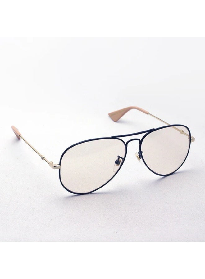 غوتشي GG0515S 003 60 نظارة شمسية أفياتور للجنسين - ذهبي/أسود - Image 1