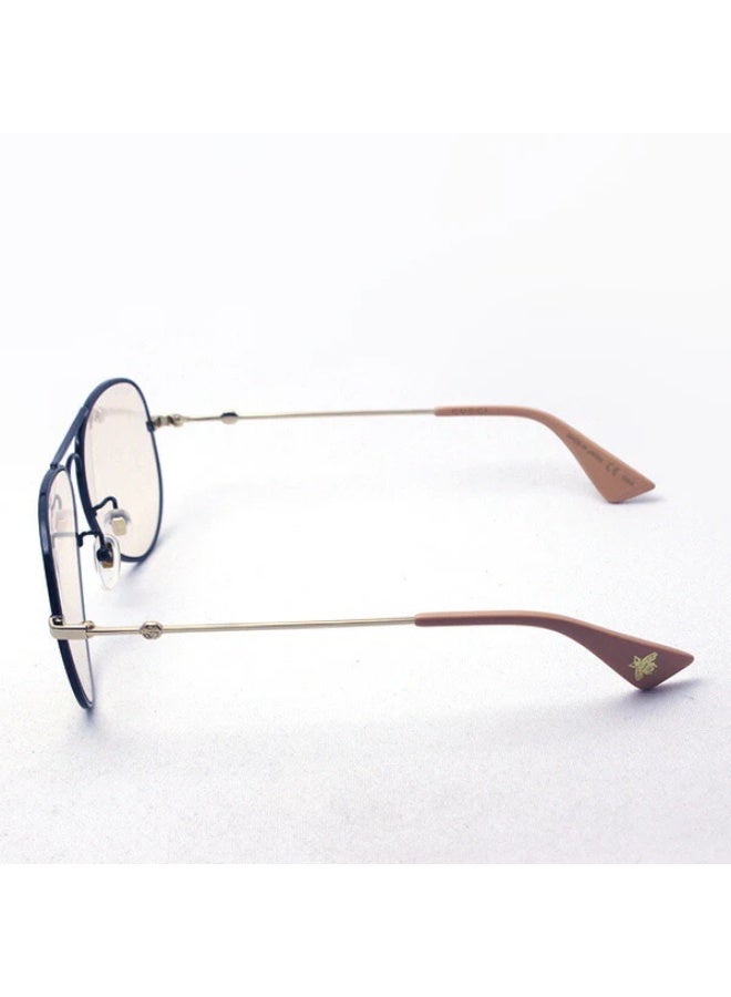 غوتشي GG0515S 003 60 نظارة شمسية أفياتور للجنسين - ذهبي/أسود - Image 4