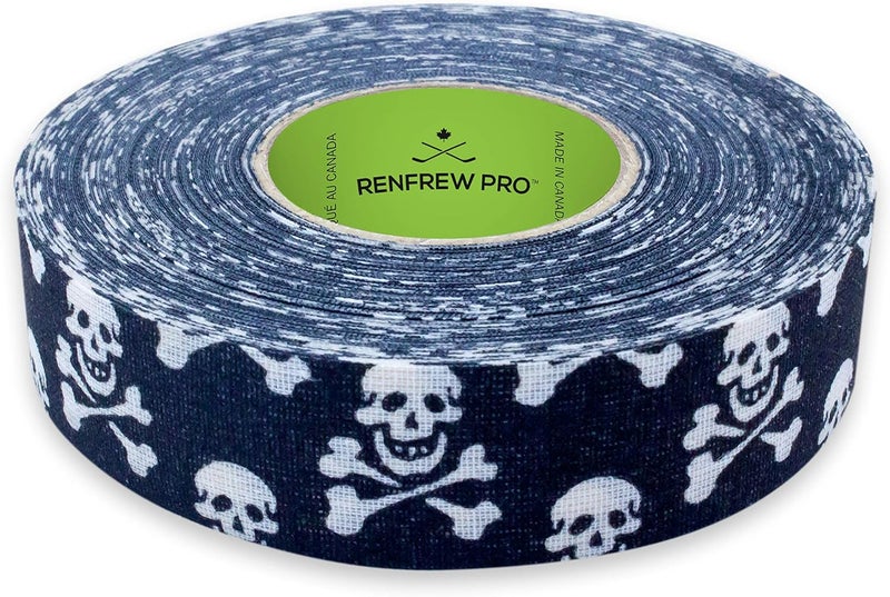 Renfrew Pro Skull & Crossbone Patterned Cloth Hockey Tape - Image 1