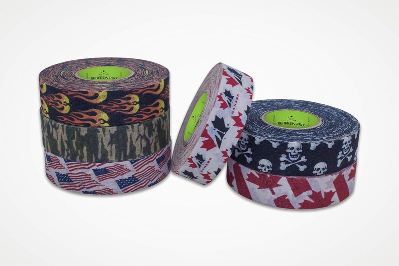Renfrew Pro Skull & Crossbone Patterned Cloth Hockey Tape - Image 2