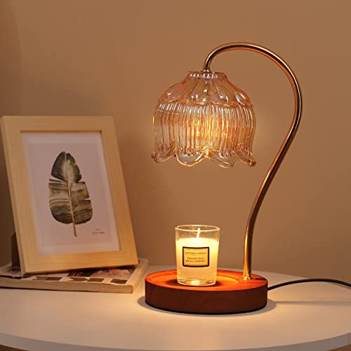 GEEZO Fragrance Candle Warmer Lamp，Electric Candle Warmer with Timer & Dimmer，Mom Christmas Birthday Gifts for Women, House Warming Gifts New Home Bedroom Decor - Image 1