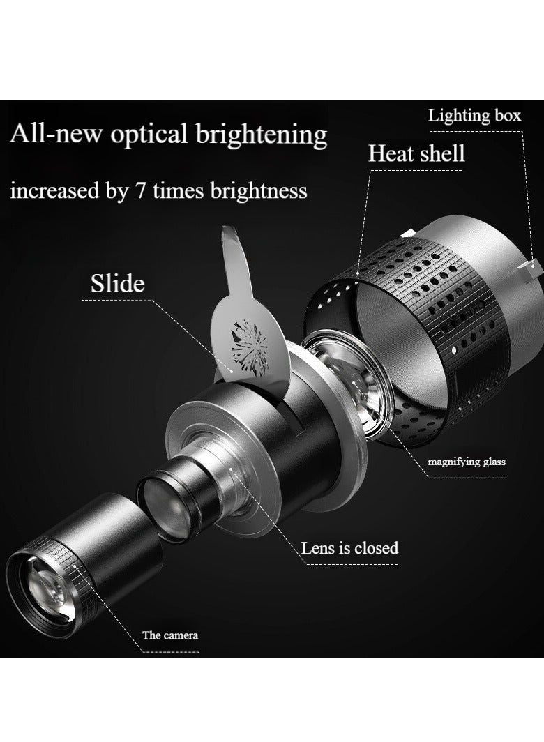 عدسة فلاش سعود مخروطية ، طقم إضاءة استوديو صور على شكل نمذجة فنان فيديو ، مع عدسة أضواء كاشفة بصرية 35 Gobos - Image 3