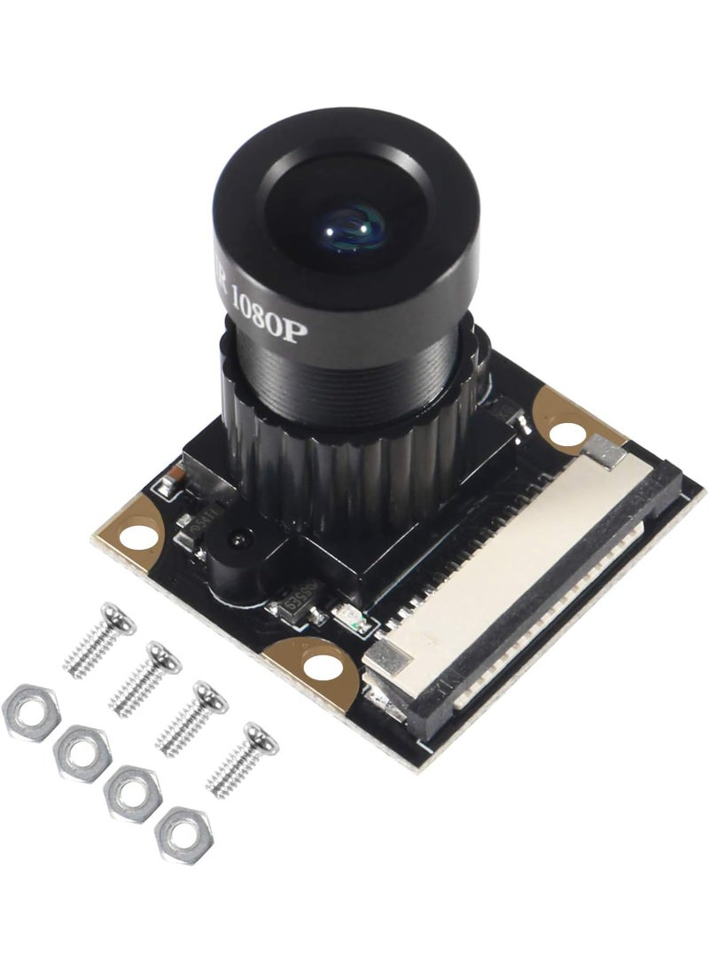 MELIFE - for Raspberry Pi 4 Camera Day  Night Vision Camera AdjustableFocus Module 5MP OV5647 Sensor Webcam Video 1080p with 2 Infrared IR LED Light HD Webcam for Raspberry pi 3 B3B2B4B - Image 1